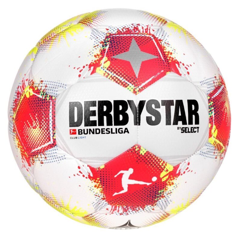 Derbystar Bundesliga Club Light v25 Gr.4 Jugendball weiss-rot-gelb