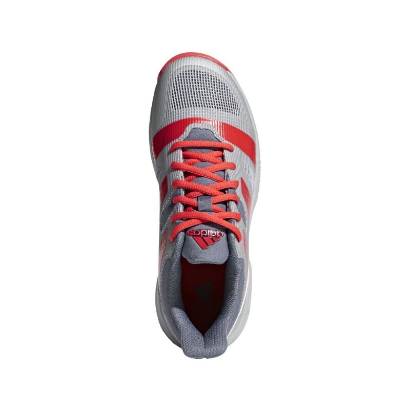 Adidas Stabil X Kinder Hallenschuh silber/rot 35,5