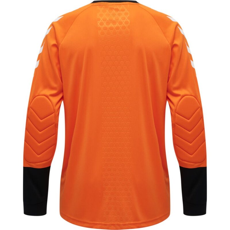Hummel ESSENTIAL GK JERSEY Funktionelles Torwart-Trikot mit gepolsterten Ellbogen TANGERINE 2XL