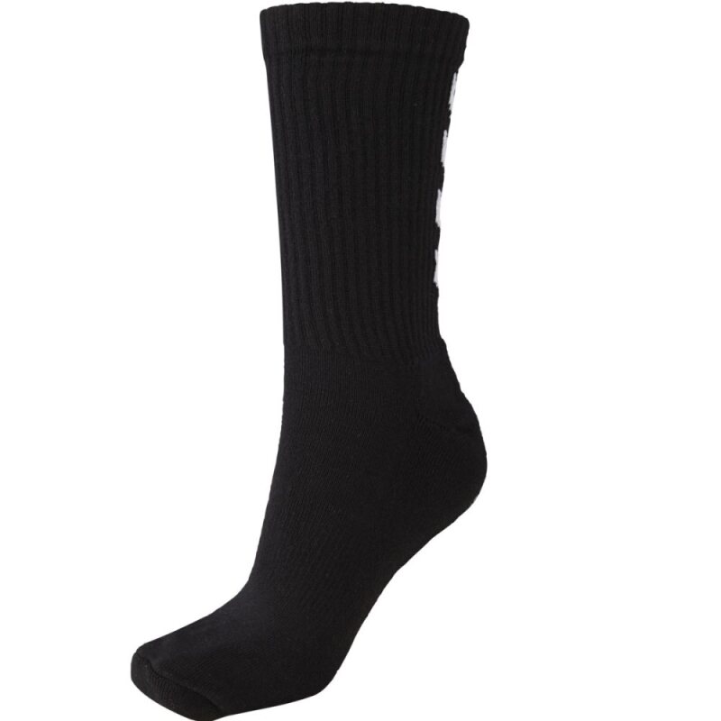 Hummel FUNDAMENTAL 3-PACK SOCK 3er Pack st&uuml;tzende Basic Socken mit klassischen Winkeln 
 BLACK 32-35