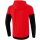 Erima Squad Tracktop Jacke mit Kapuze Erwachsene rot/schwarz/weiß S