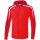 Erima Liga 2.0 Trainingsjacke mit Kapuze Kinder rot/dunkelrot/weiß 116