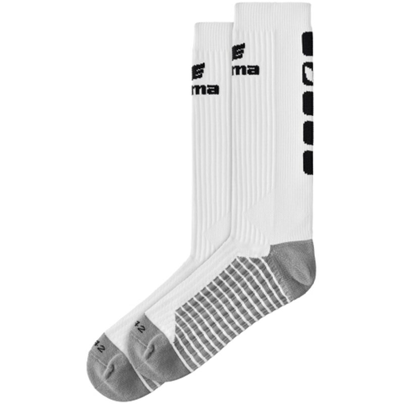 Erima CLASSIC 5-C Socken lang Erwachsene weiß/schwarz 31-34
