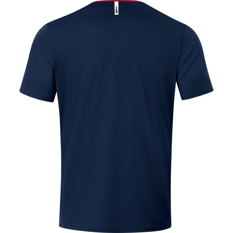 JAKO T-Shirt Champ 2.0 marine/chili rot 4XL
