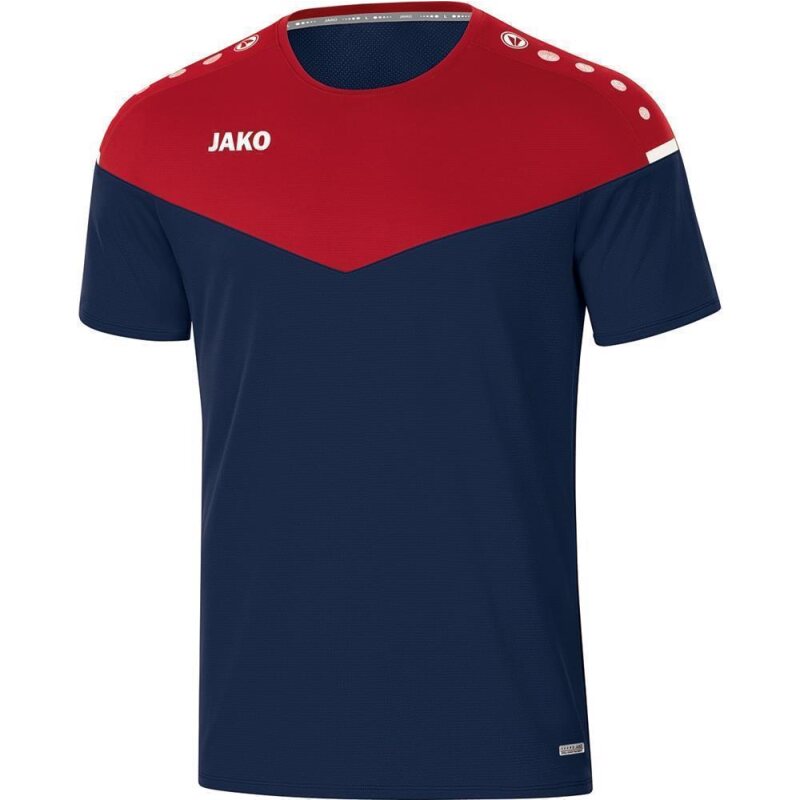 JAKO T-Shirt Champ 2.0 marine/chili rot XL