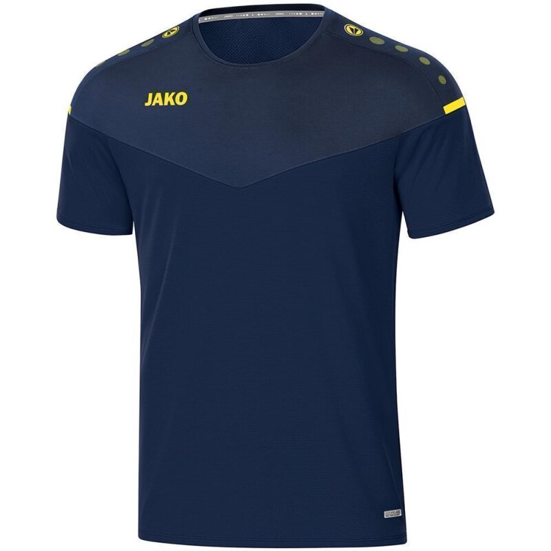 JAKO T-Shirt Champ 2.0 marine/darkblue/neongelb XL