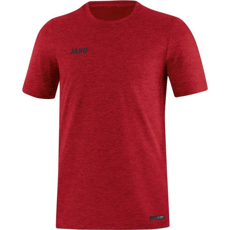 JAKO T-Shirt Premium Basics rot meliert M