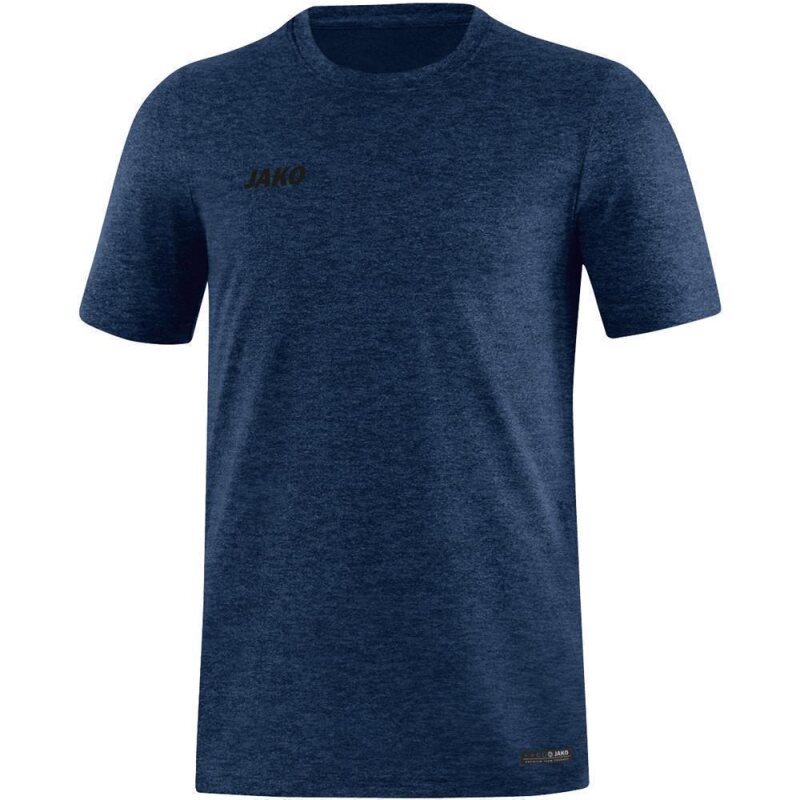JAKO T-Shirt Premium Basics marine meliert 42