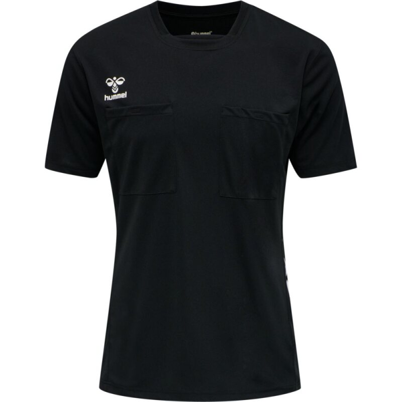 Hummel hmlREFEREE CHEVRON JERSEY S/S Schiedsrichter-T-Shirt BLACK 2XL