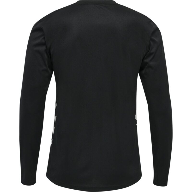Hummel hmlREFEREE CHEVRON JERSEY L/S Lang&auml;rmliges Schiedsrichter-Shirt BLACK 2XL