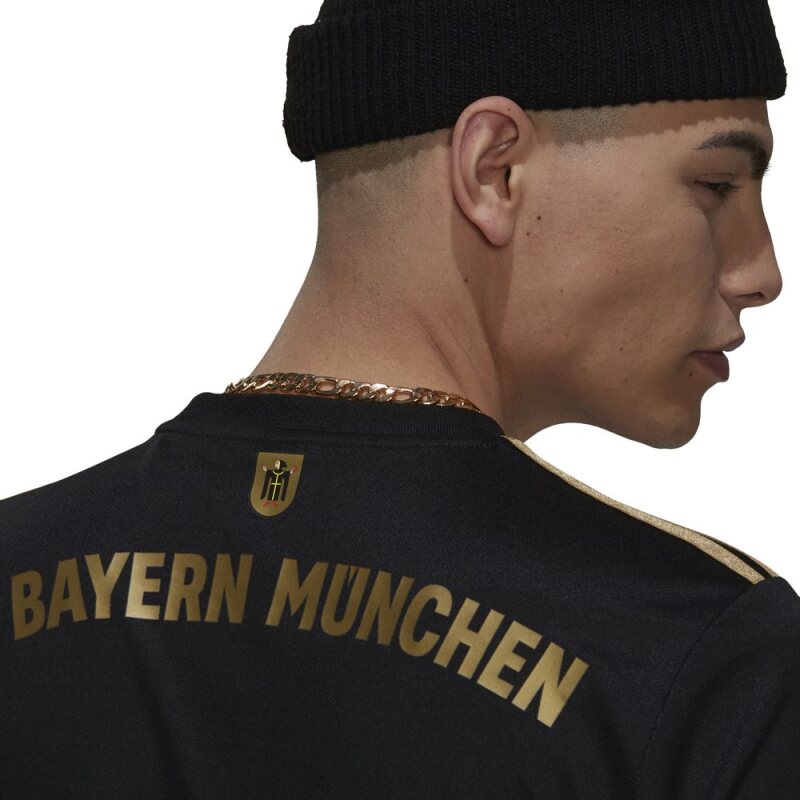 Adidas FC Bayern M&uuml;nchen 21/22 Ausw&auml;rtstrikot black M