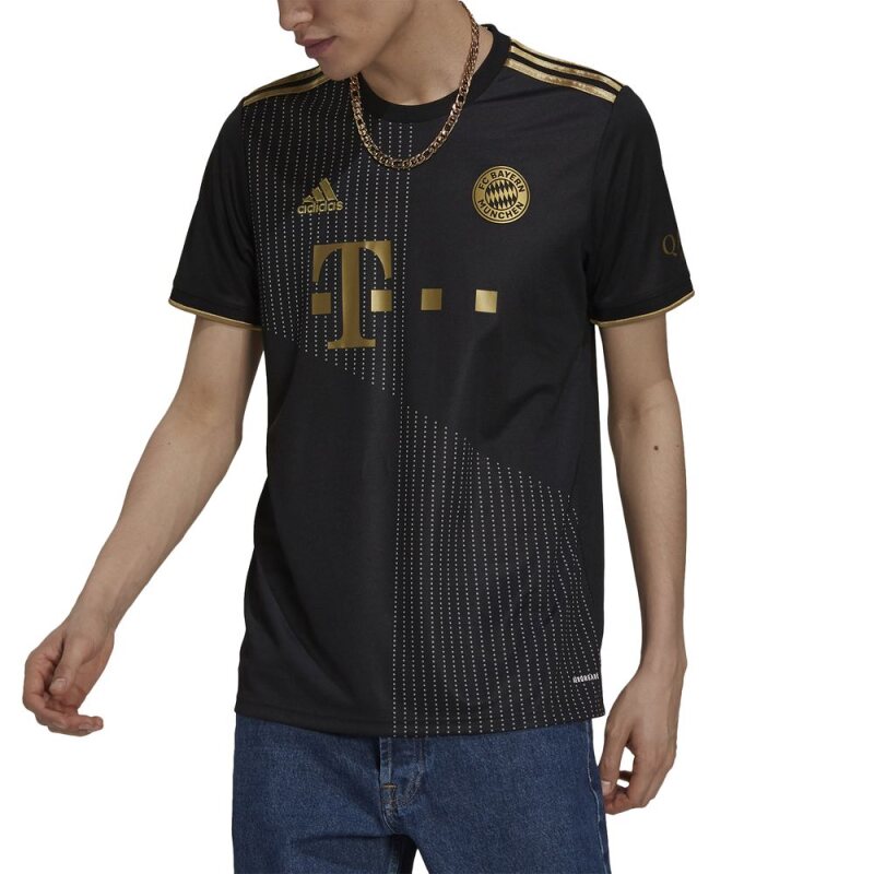 Adidas FC Bayern M&uuml;nchen 21/22 Ausw&auml;rtstrikot black M