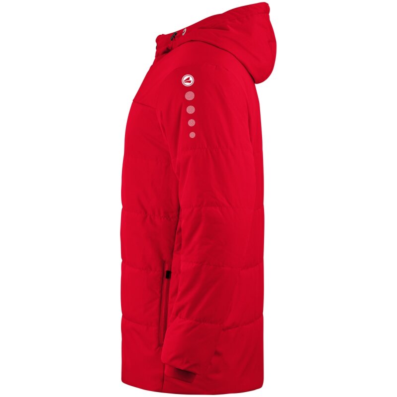 JAKO Coachjacke Team mit Kapuze rot M