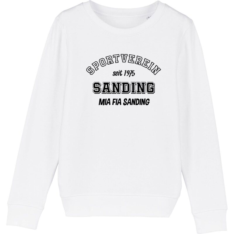 SV Sanding Kinder Sweatshirt "Mia fia Sanding" weiß 98-104
