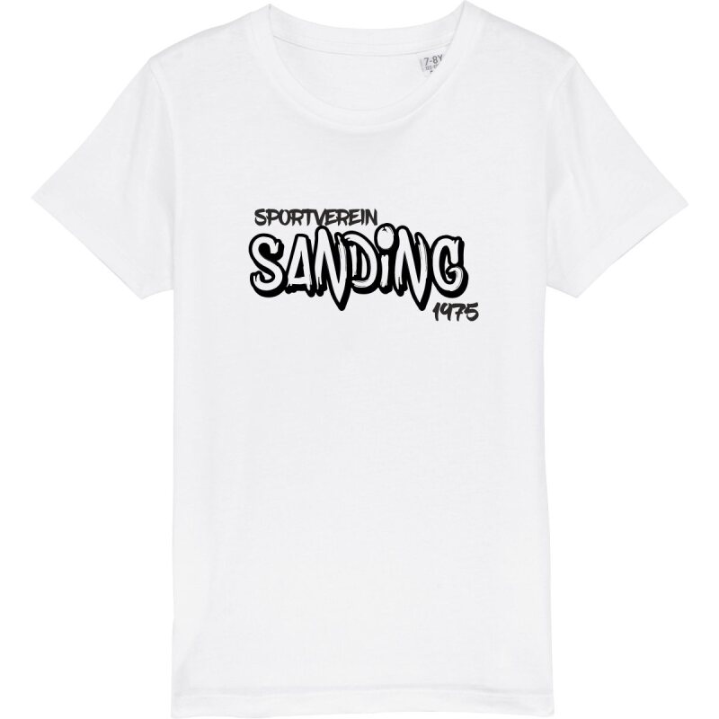 SV Sanding Kinder T-Shirt "SV Sanding Graffiti" weiß 98-104