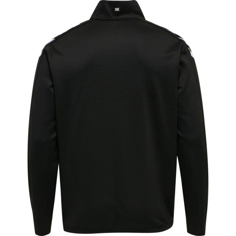 Hummel hmlCORE XK HALF ZIP POLY SWEAT Sweatshirt mit halbem Rei&szlig;verschluss BLACK S