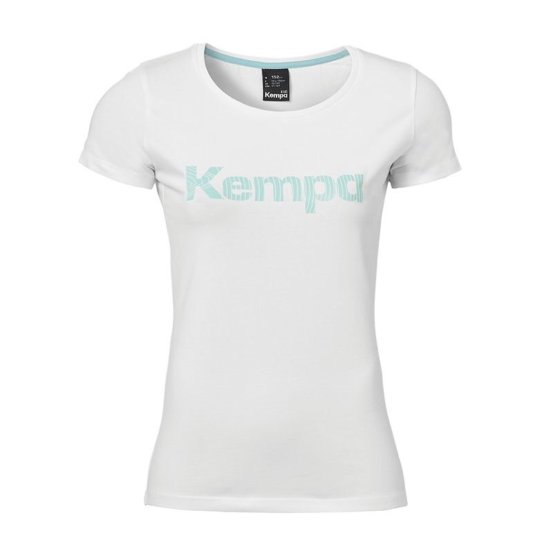 Kempa Graphic T-Shirt Girls wei&szlig; 116