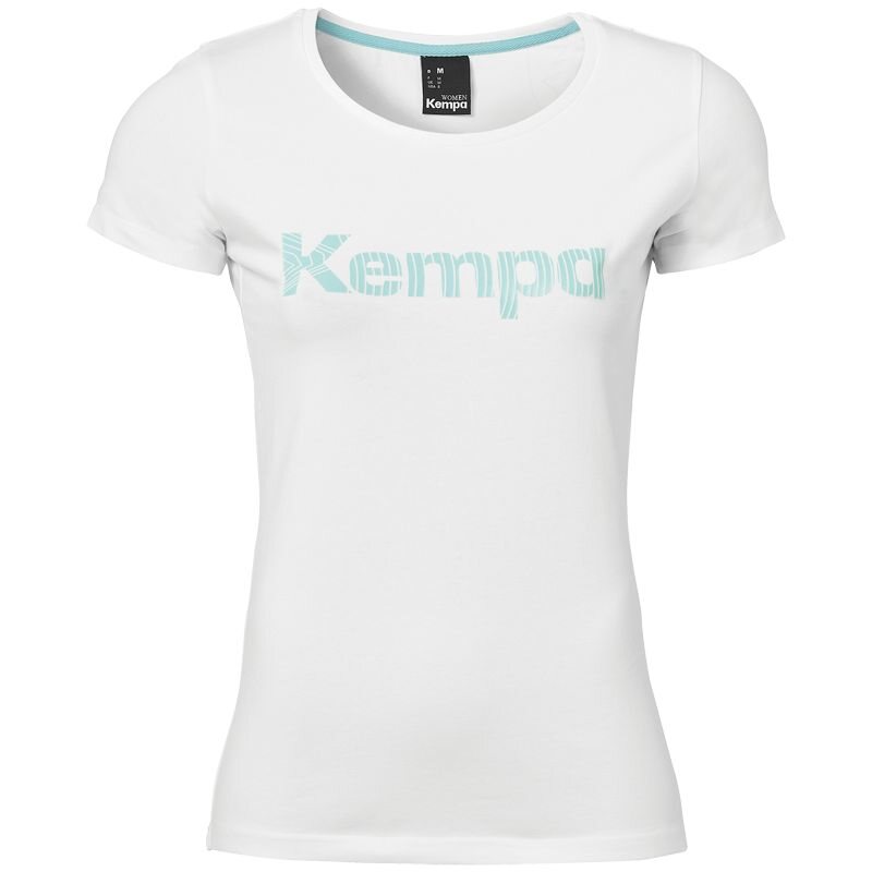 Kempa Graphic T-Shirt Women weiß XS