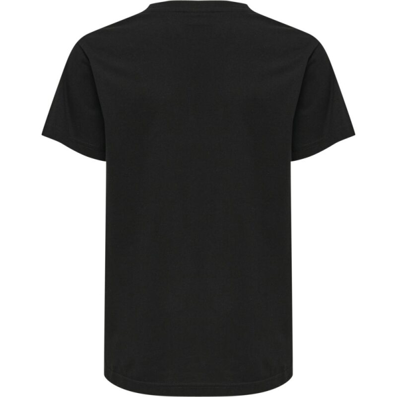 Hummel hmlRED BASIC T-SHIRT S/S KIDS Kurz&auml;rmliges T-Shirt BLACK 116