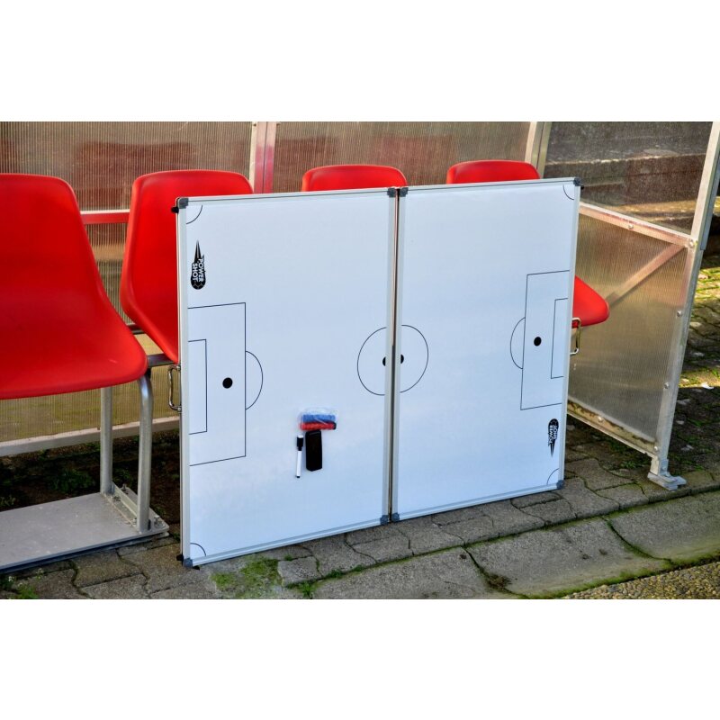 Taktiktafel klappbar Fußball - magnetisch - 120 x 90 cm