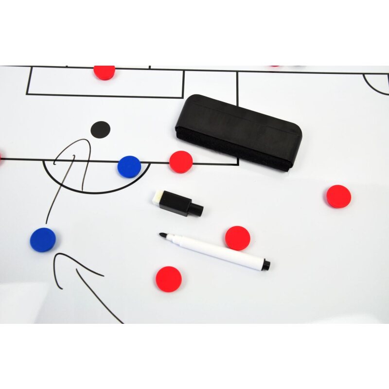 Fu&szlig;ball Taktiktafel 60 x 45 cm - magnetisch