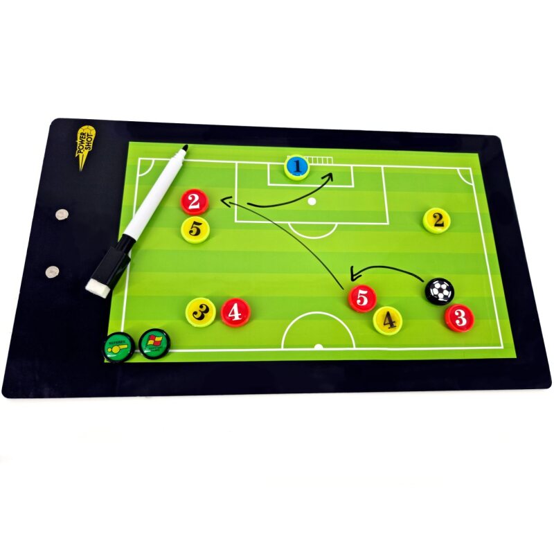 Magnetic tactics board - green pitch