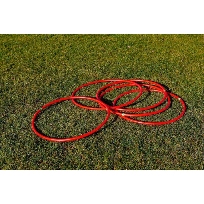 5 runde Hula Hoop Koordinationsreifen  - 60cm