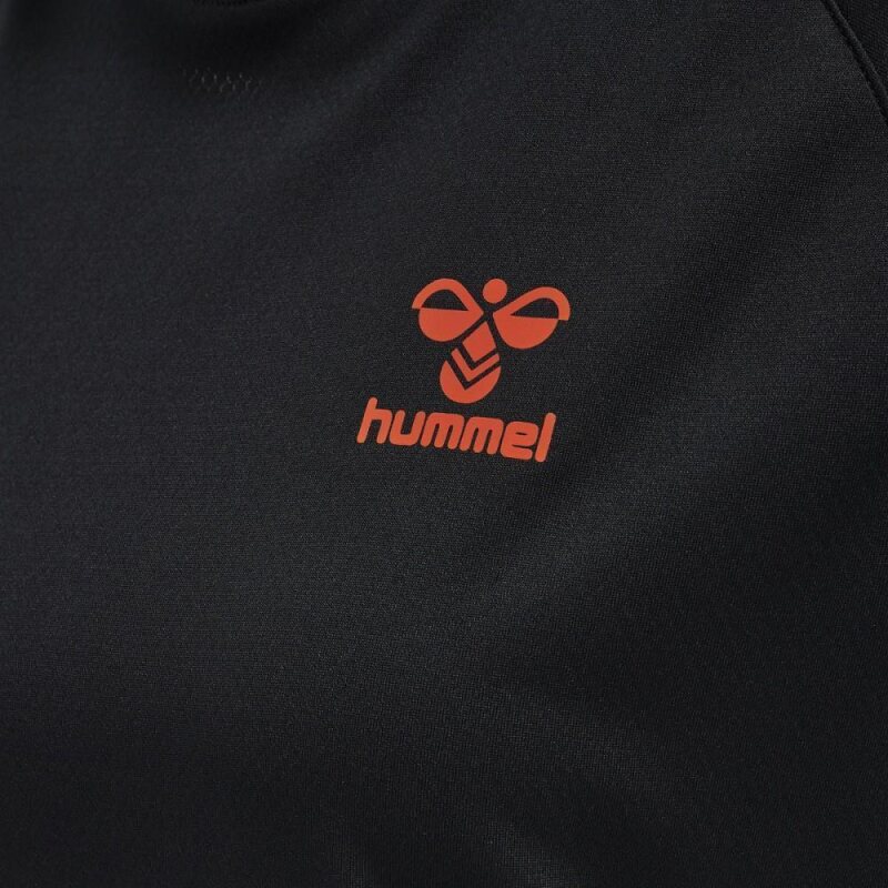 Hummel hmlGG12 Action Trainingsshirt Damen BLACK/CHERRY TOMATO L