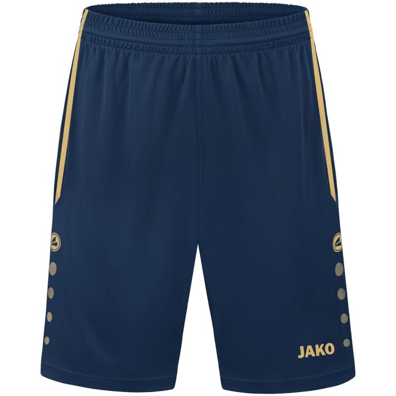 JAKO Sporthose Allround navy/gold L