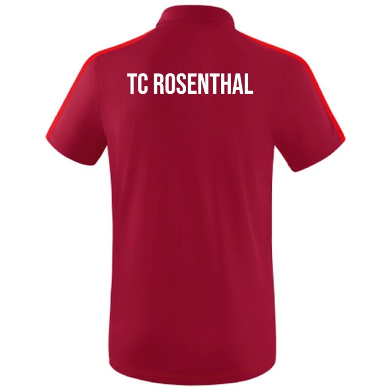 TC Rosenthal Erima Poloshirt rot S