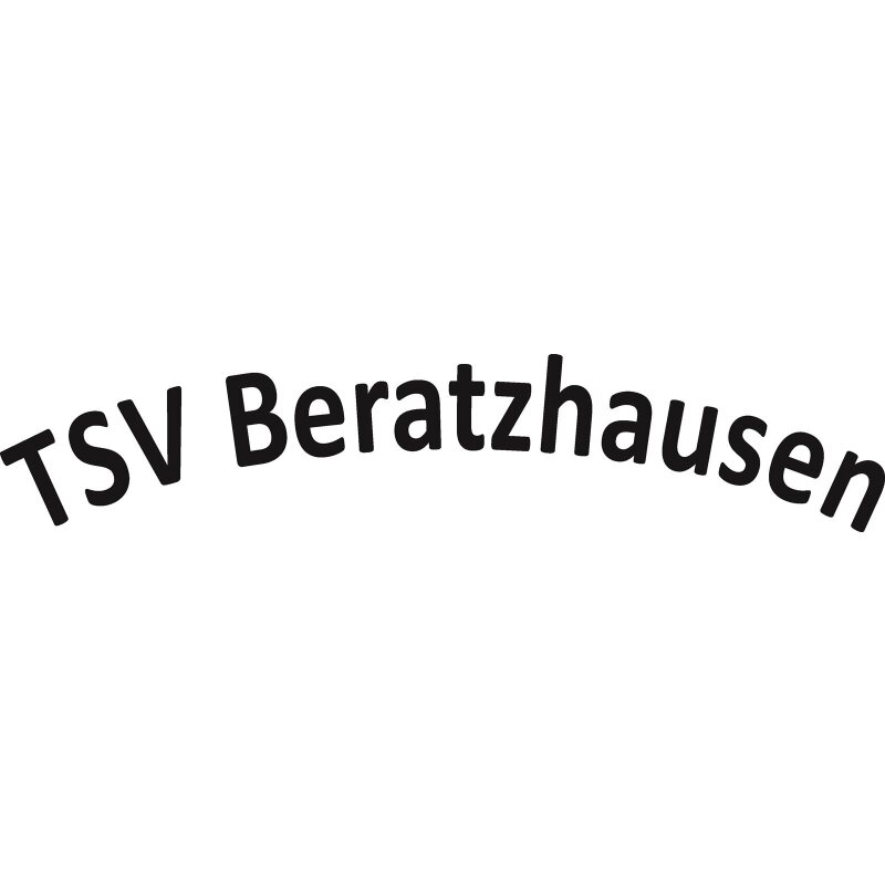 TSV Beratzhausen Vereinsname groß Druck weiß