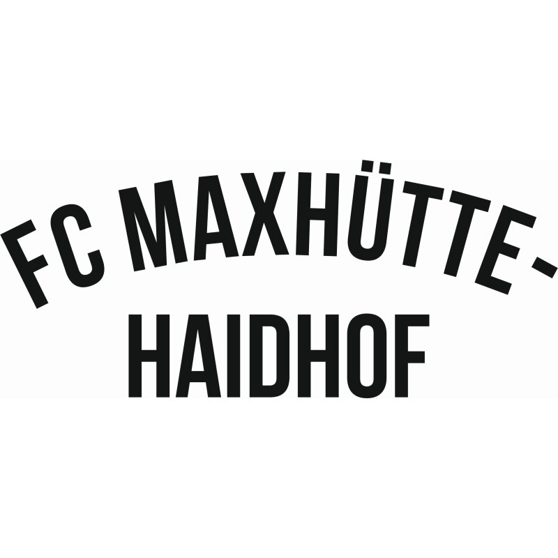 FC Maxhütte-Haidhof Vereinsname mittel Druck weiß
