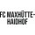 FC Maxhütte-Haidhof Schriftzug klein Druck weiß