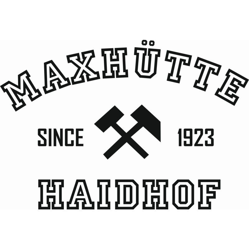 FC Maxhütte-Haidhof Motiv Maxhütte since 1923 mittel Druck weiß