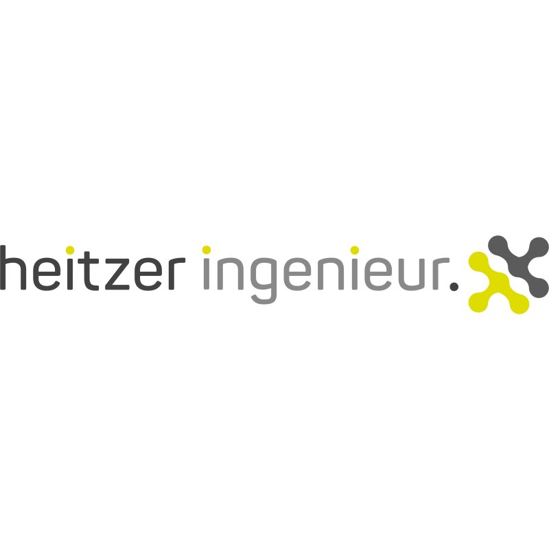 Heitzer Ingenieur Logo vertikal groß Druck antrazit/grau