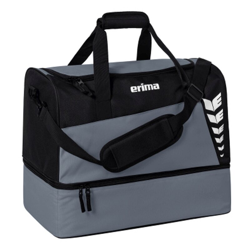 Erima SIX WINGS Sporttasche mit Bodenfach slate grey/schwarz S