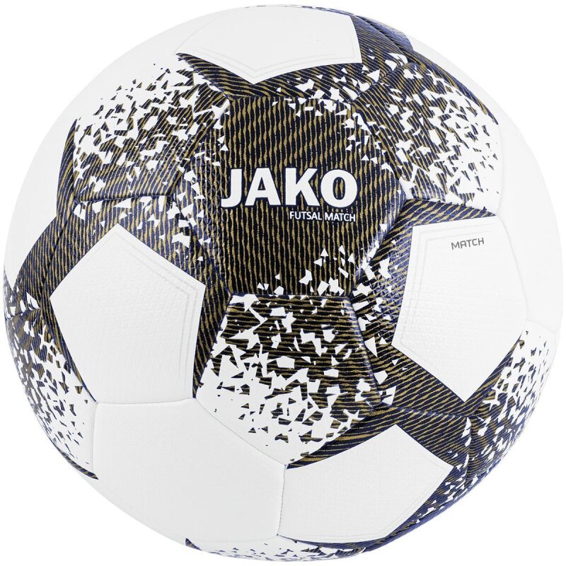 JAKO Spielball Futsal weiß/navy/gold 4