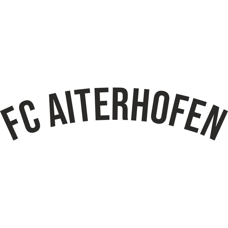 FC Aiterhofen Vereinsname mittel Druck weiß