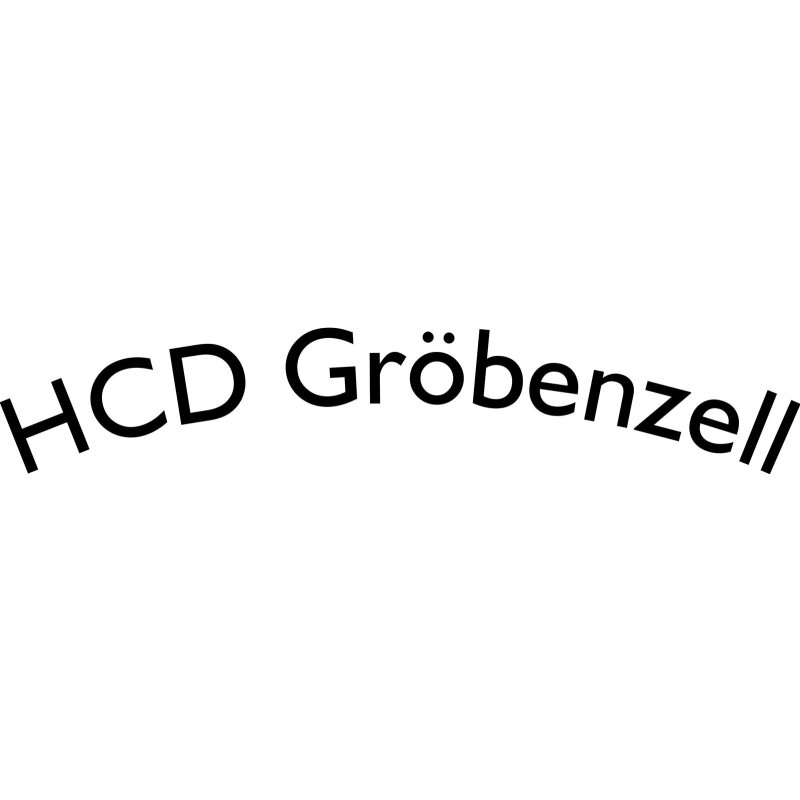 HCD Gröbenzell Vereinsname klein Druck weiß