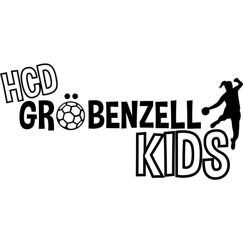 HCD Gröbenzell Motiv Kids mittel Druck weiß