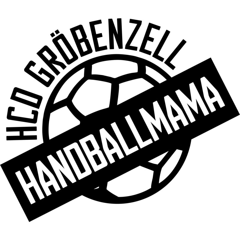 HCD Gröbenzell Motiv Handballmama mittel Druck...