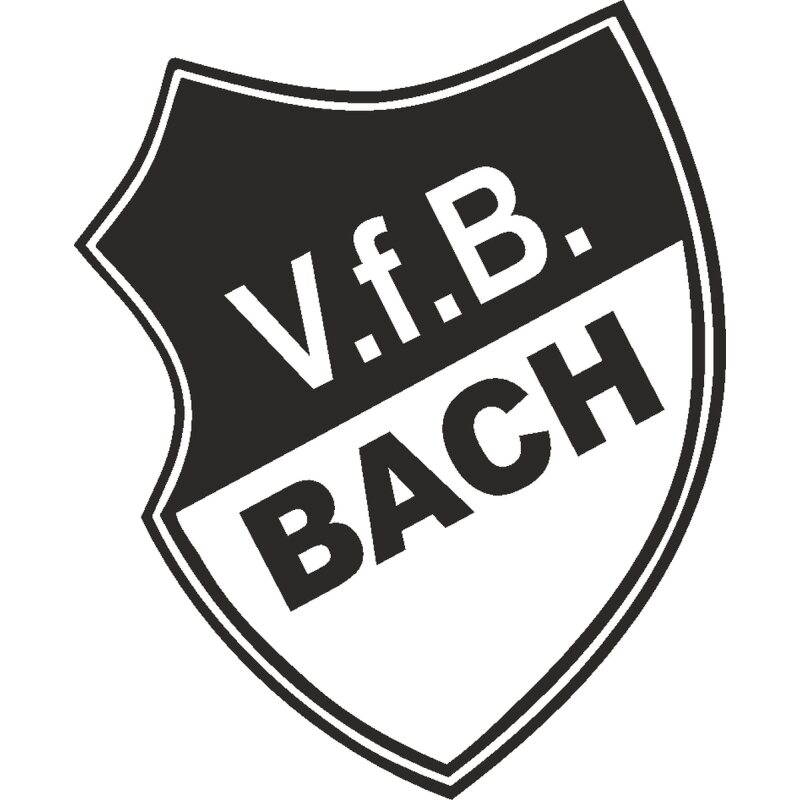 VfB Bach Vereinswappen klein Druck schwarz