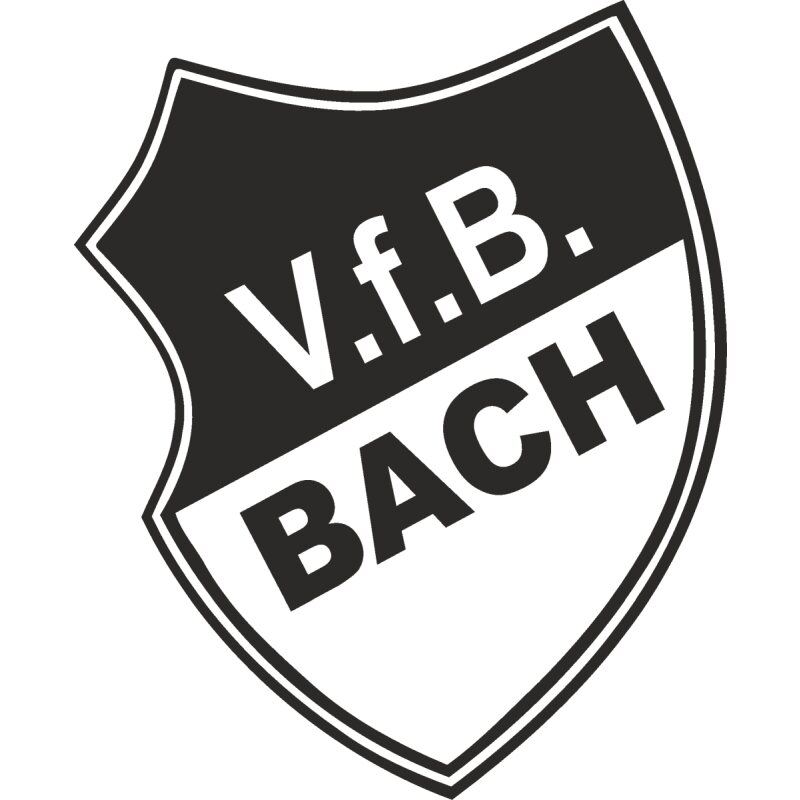 VfB Bach Vereinswappen mittel Druck weiß