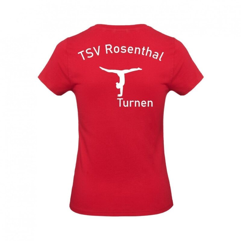 TSV Rosenthal Turnen V-Neck Baumwollshirt Damen XS