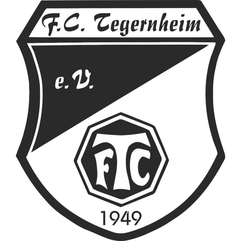 FC Tegernheim Vereinswappen klein Druck weiß