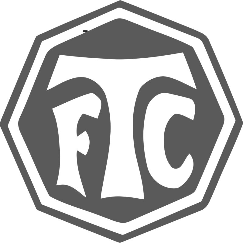 FC Tegernheim Motiv FCT mittel Druck grau