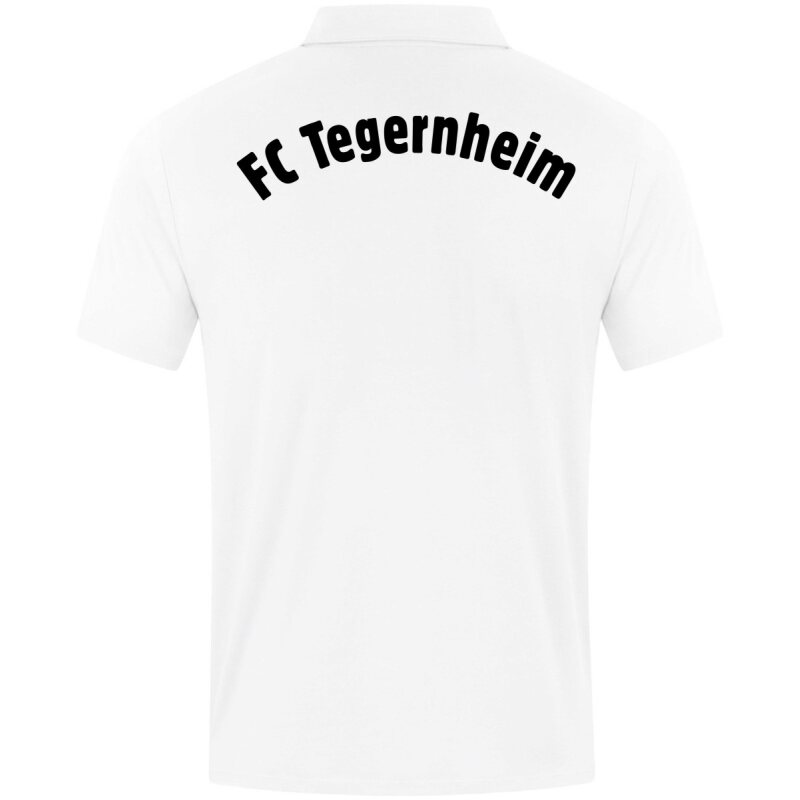 FC Tegernheim JAKO Polo wei&szlig; 140