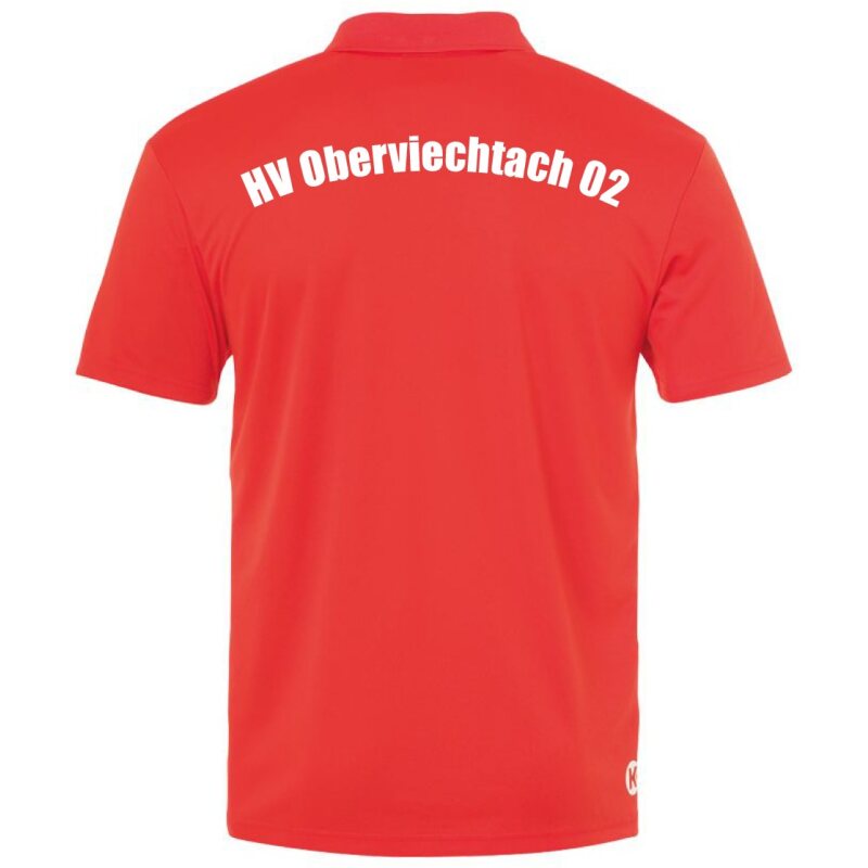 HV Oberviechtach 02 Kempa Polyester Polo rot 128