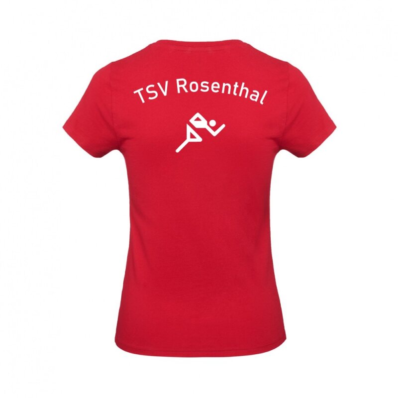 TSV Rosenthal Leichtathletik V-Neck Baumwollshirt Damen