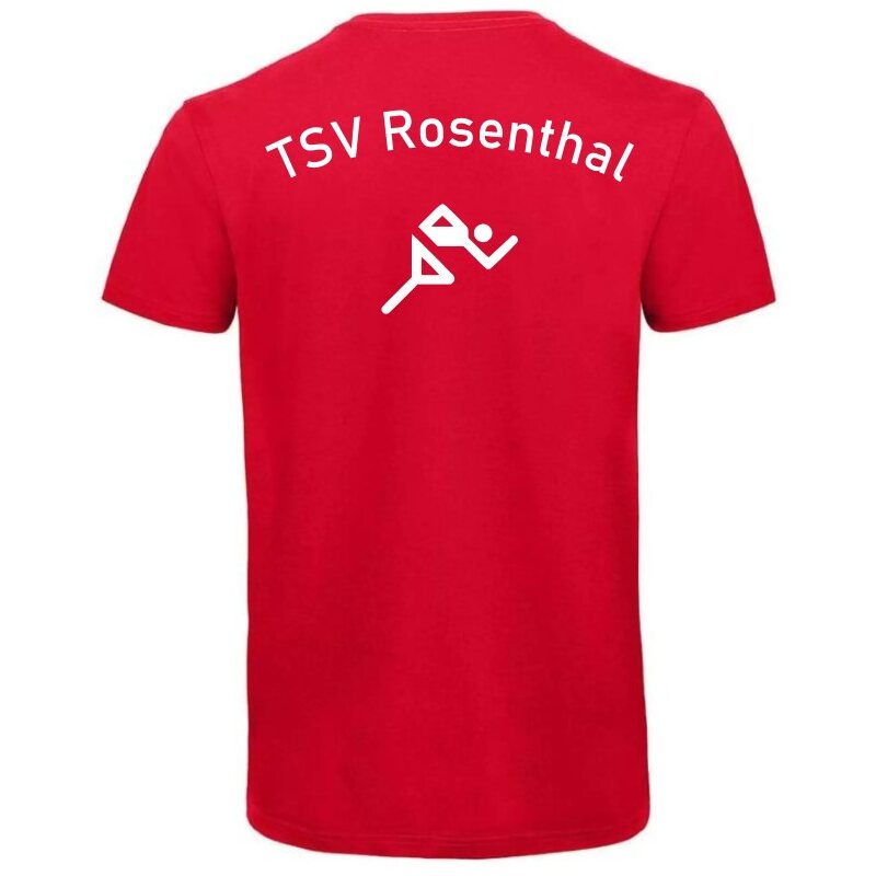 TSV Rosenthal Leichtathletik V-Neck Baumwollshirt Herren S